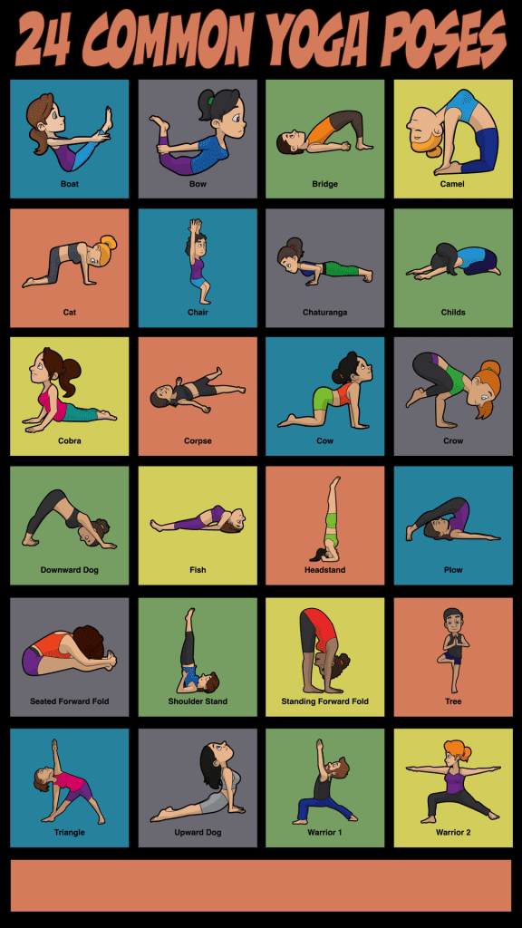 24 Yoga Poses